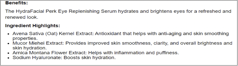 HydraFacial Benefits