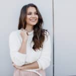 portrait of a pretty woman with long hair